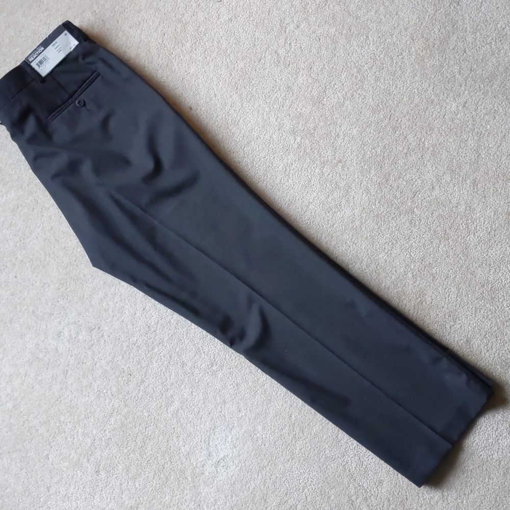 Kenneth Cole Reaction Black Dress Pants, 38x30